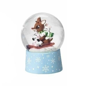 Rudolph-Sledding-mini-globe