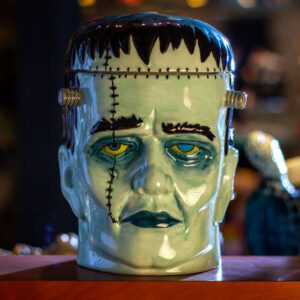 Alternative view of Creepy Frankenstein Cookie Jar