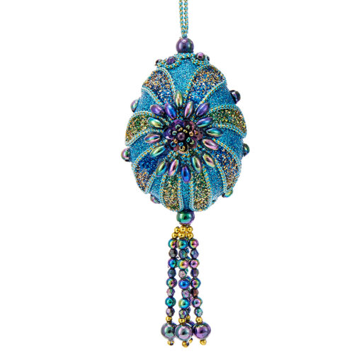Peacock-Egg-Ornament-A