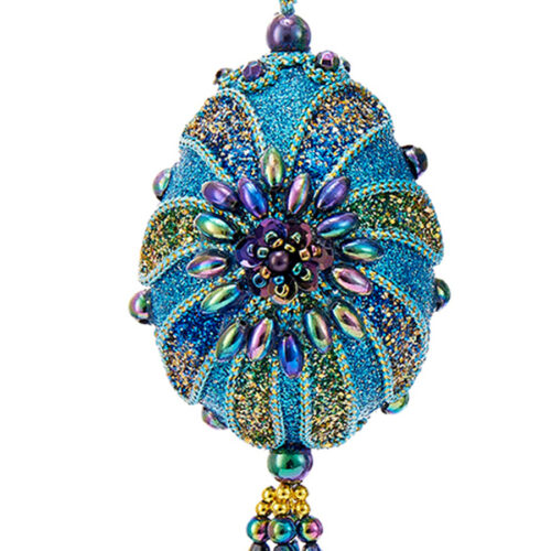Peacock-Egg-Ornament-A-close