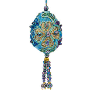 Peacock-Egg-Ornament-C