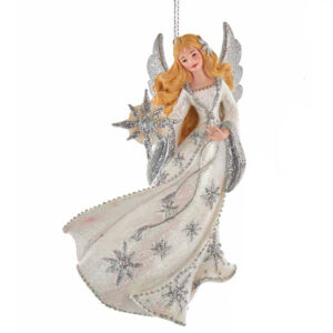 Silver-White-Angel-Star-Ornament