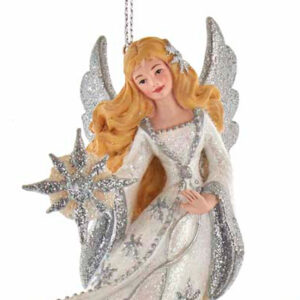 Silver-White-Angel-Star-close