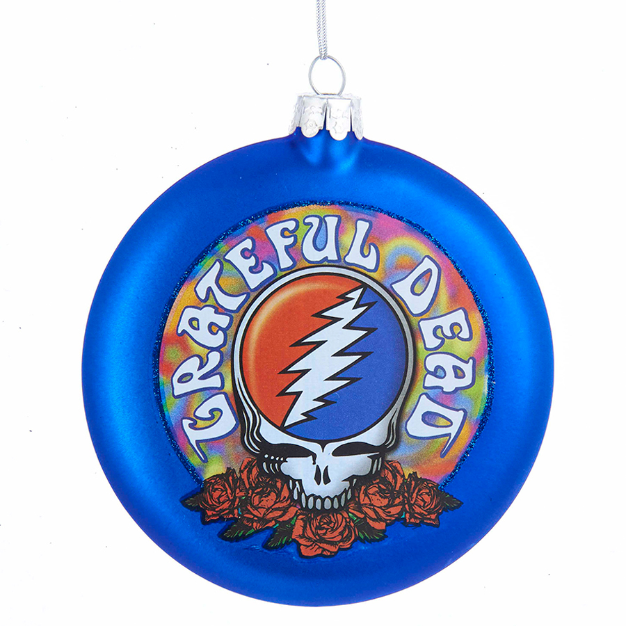 Grateful Dead™ Glass Disc Ornament | The Music Box Company