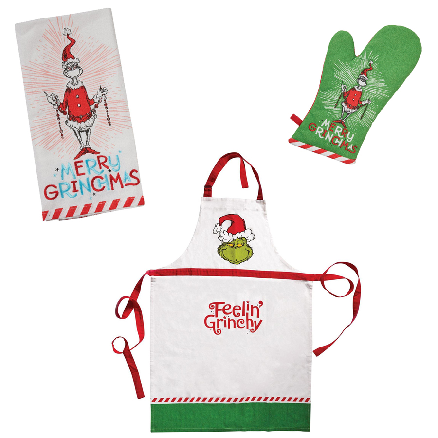 Grinch Oven Mitt