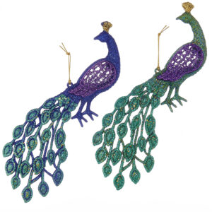 Peacock-Ornament-Set