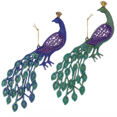 Peacock-Ornament-Set