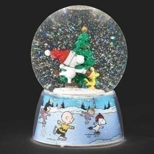 Snoopy-Skating-Globe