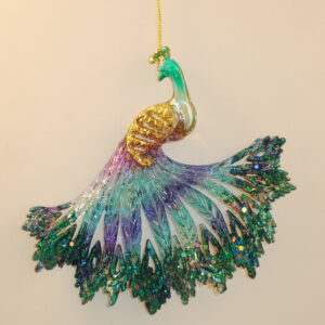 Peacock-Ornament-Blue