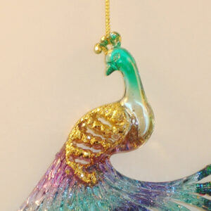 Peacock-Ornament-Blue-close