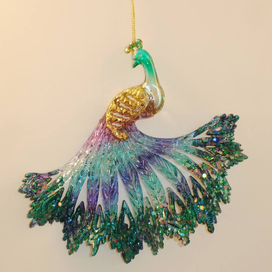 Peacock-Ornament-Blue