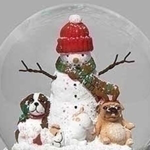 Snowman-Puppies-Globe-top
