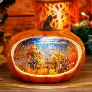 Fall Snow Globes and Figurines