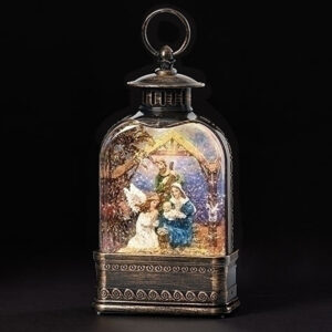 Antique-Brass-Nativity-Lantern