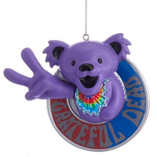 Peace-Bear-Purple-Ornament
