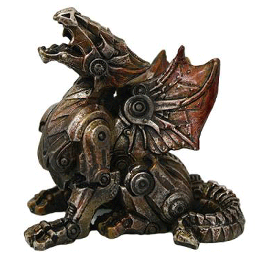 Steampunk-Dragon-Figurine