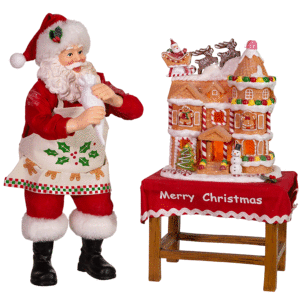 Santa-Gingerbread-House