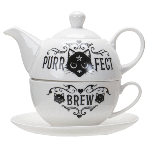 "Purrfect Brew" Tea for One