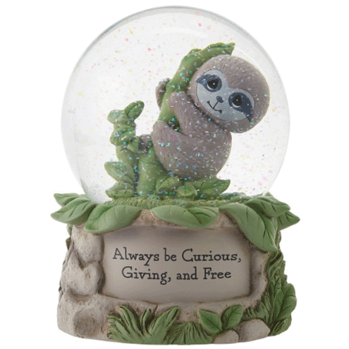 Sloth-Snow-Globe
