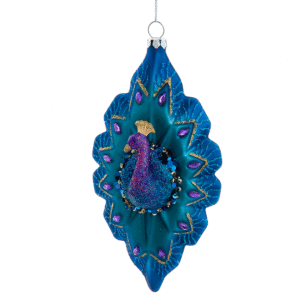 Glass-Peacock-Ornament