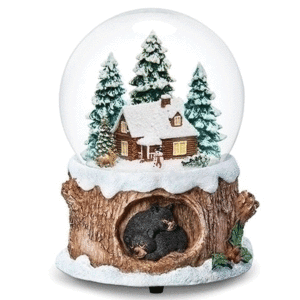 Cabin-and-Bears-Globe