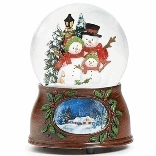 Snowman-Family-Globe