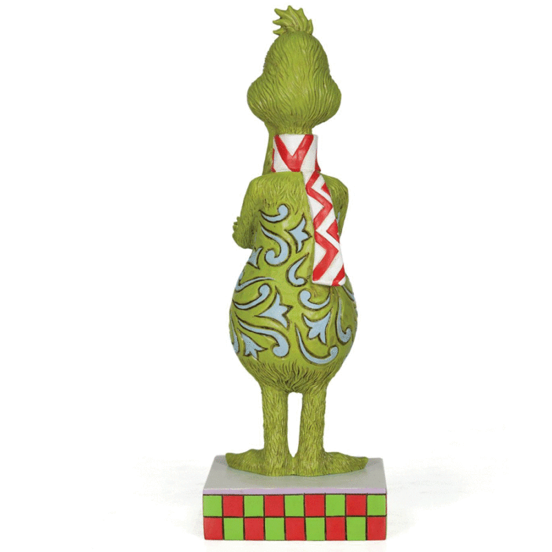 Grinch with Long Scarf Figurine The Music Box Company