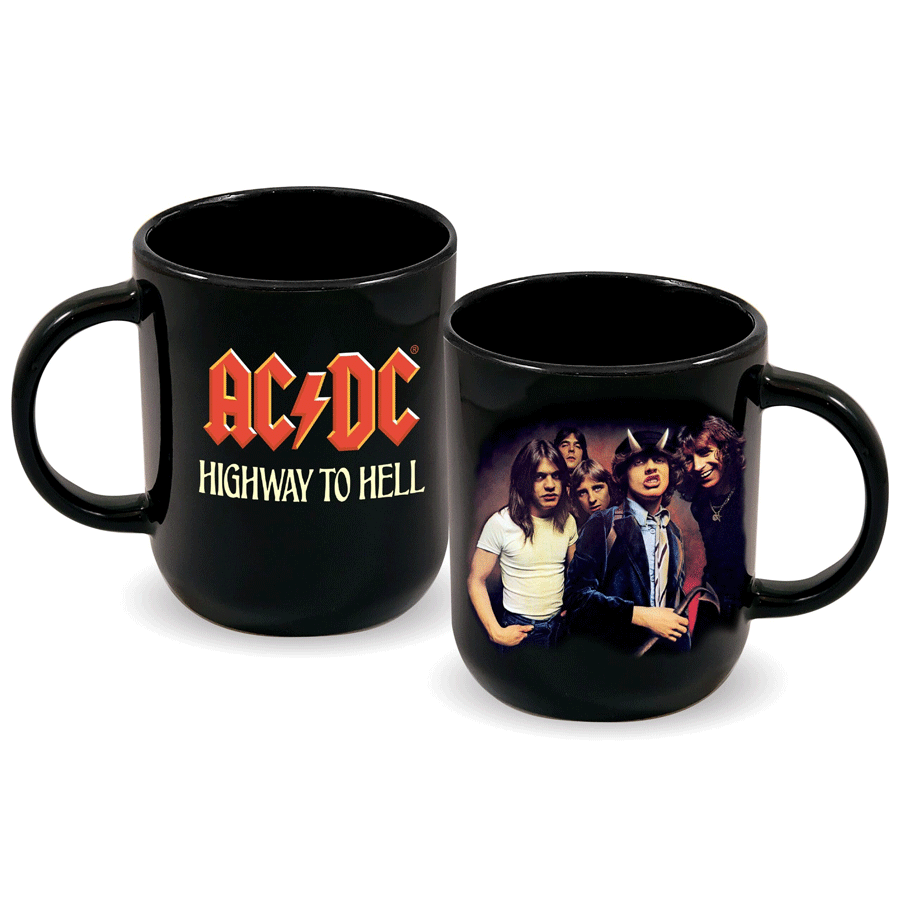 AC/DC Highway to Hell Cappuccino Mug | The Music Box Company