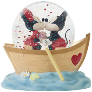 Mickey-Minnie-Boat-Globe