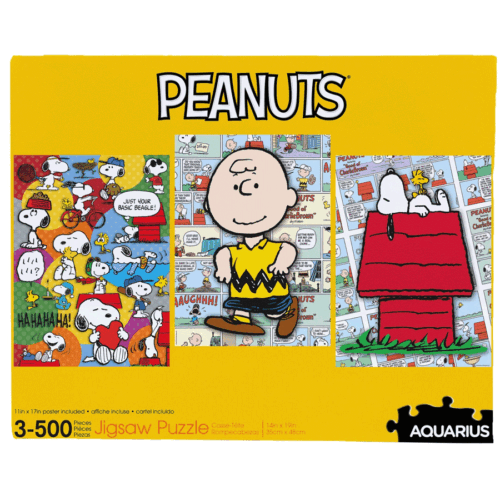 Peanuts - 3 Puzzles in One