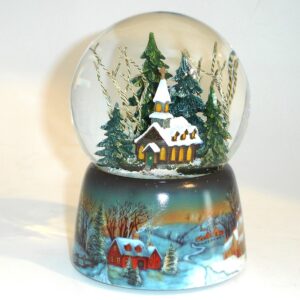 Brown-Church-Snow-Globe