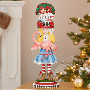 Alice-Flamingo-Nutcracker-display