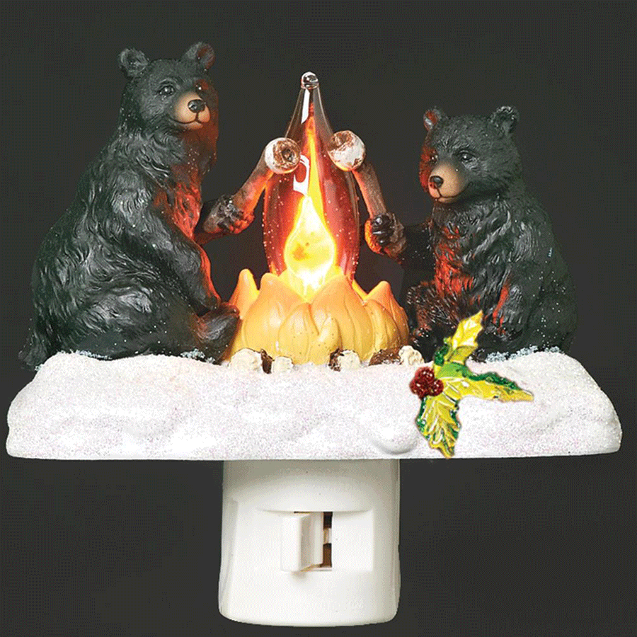 Black-Bear-Campfire-Light