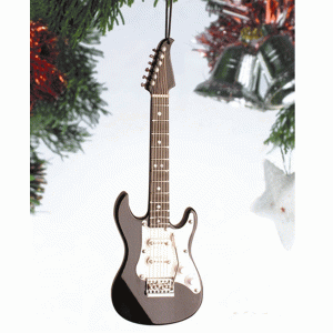Black-Electric-Guitar-Ornament
