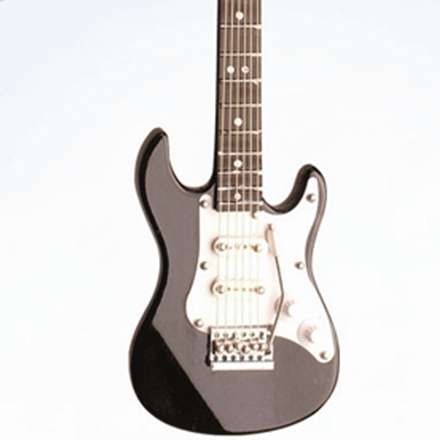 Black-Electric-Guitar-Ornament-close