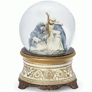 Blue-Holy-Family-Globe