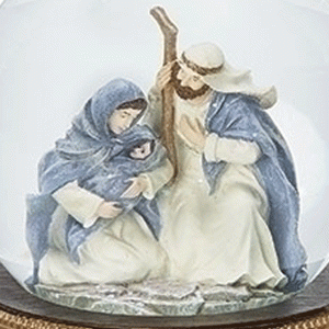 Blue-Holy-Family-Globe-close