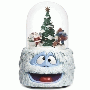Bumble-Head-Snow-Globe