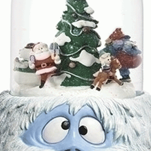 Bumble-Head-Snow-Globe-close
