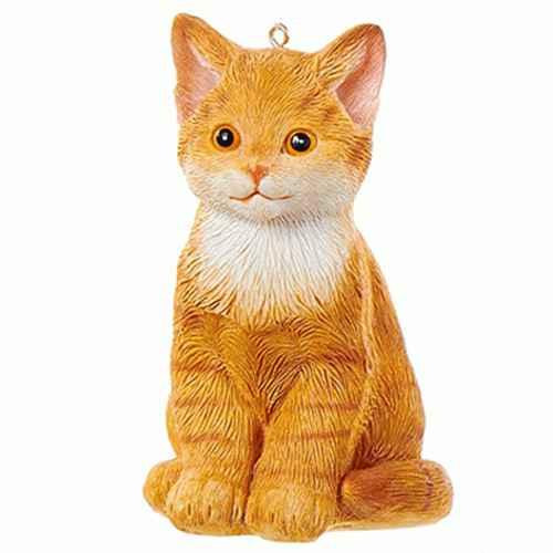 Cat-Ornament-Orange
