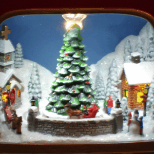 Christmas-Radio-lighted-close