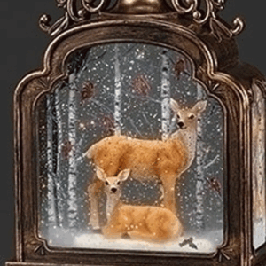 Deer-Bronze-Lantern-close