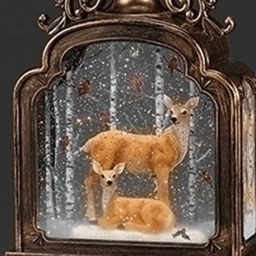 Deer-Bronze-Lantern-close