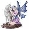Fairy-with-White-Wolf