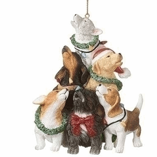Howling-Dogs-Ornament