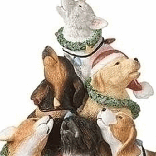 Howling-Dogs-Ornament-close