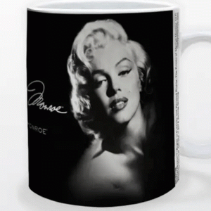 Marilyn-Monroe-Noir-Mug-close