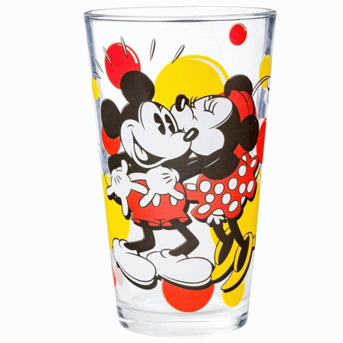 Mickey-Minnie-Glass