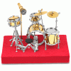 Miniature-Gold-Drum-Set