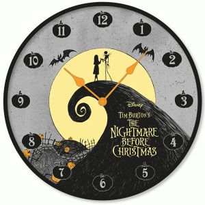 Nightmare-Jack-&-Sally-Wall-Clock